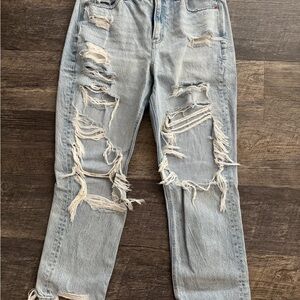 American Eagle Outfitters Ripped Light Blue Men's Jeans